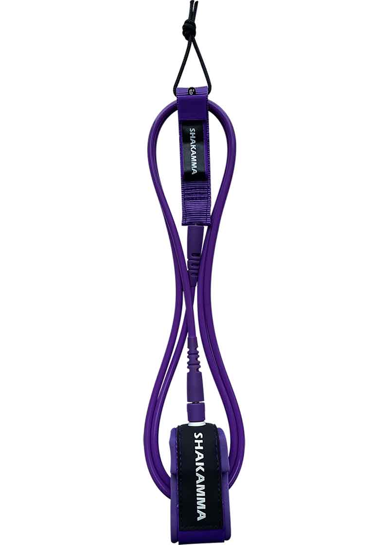 SURFBOARD LEASH MANUFACTURER LEG ROPE FACTORY AND SUPPLIER PURPLE