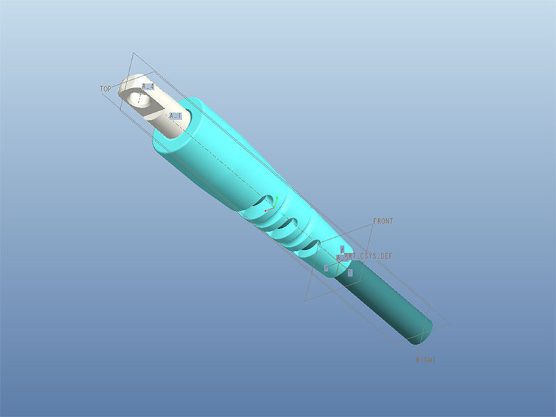 3D DESIGN FOR CUSTOMIZING LEASH CONNECTOR MOULD