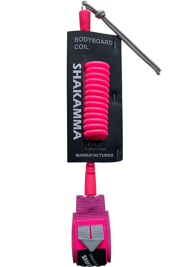 SHAKAMMA WRIST BODYBOARD LEASH CHINA MANUFACTURER PINK