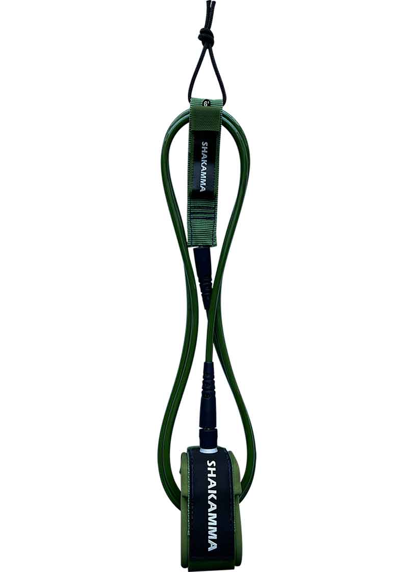 SURFBOARD LEASH MANUFACTURER ARMY GREEN