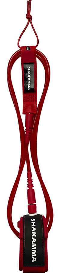 SURFBOARD LEASH MANUFACTURER LEG ROPE FACTORY AND SUPPLIER RED